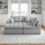Chaise longue modulaire en L à compression pour la maison
