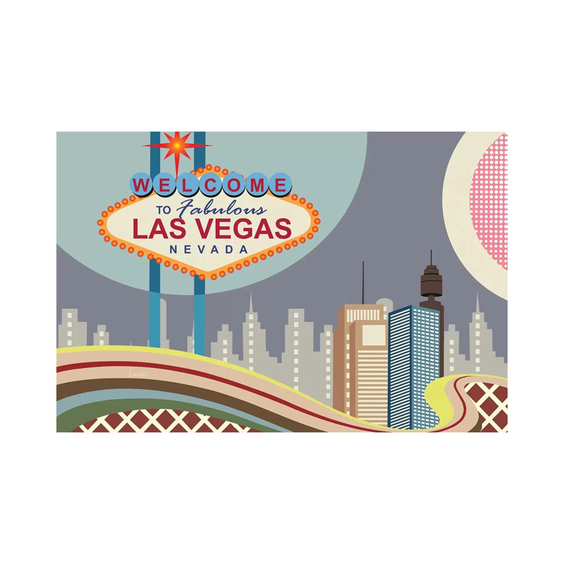 Las Vegas Strip - Wrapped Canvas Print, 152.5 cm H x 101.5 cm W