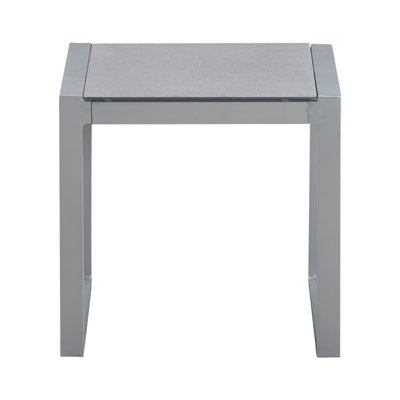 Table d'appoint d'extérieur Elle Decor Tropez, gris