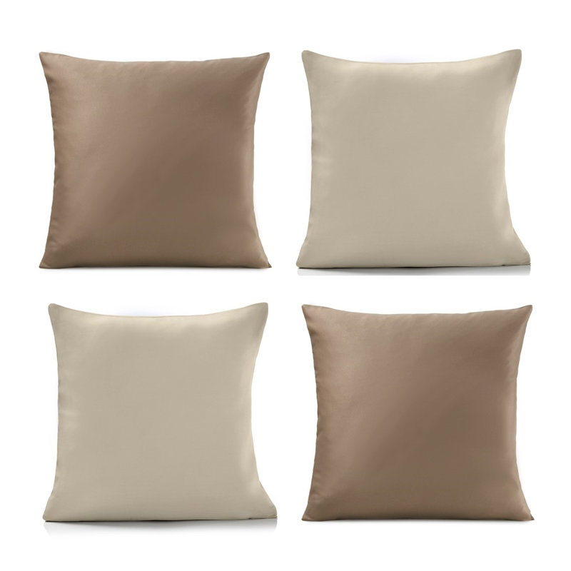 Nashli Square Cushion, Beige/Cream