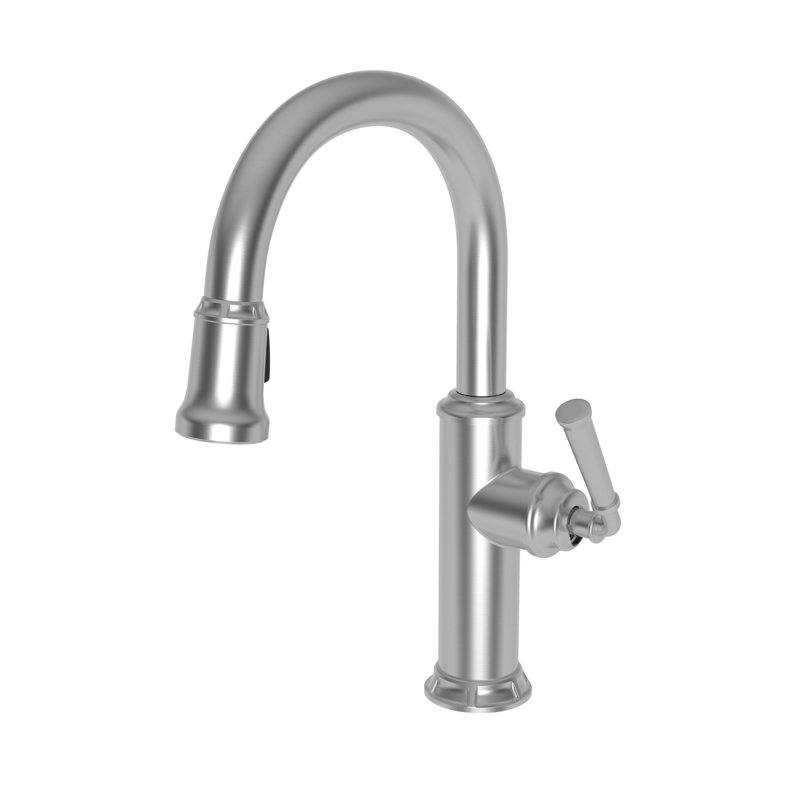 Gavin Single Handle Pull Down Kitchen Faucet, Stainless Steel (PVD)