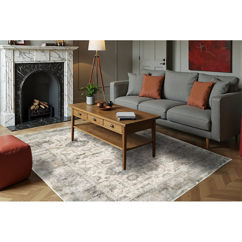 Felda Oriental Indoor Rug, Rectangle 6'7" x 9'6"