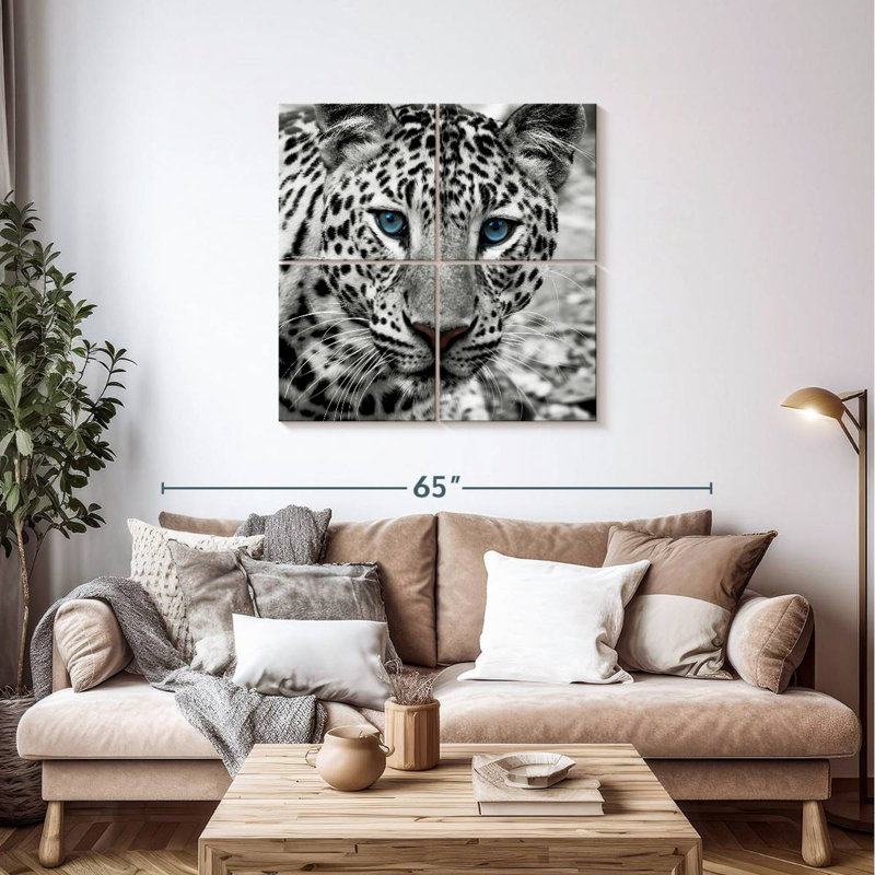 Brampt Zoo Leopard, 38" H x 38" W