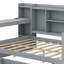 Lit de jour avec 3 tiroirs, ports USB et bureau-482464520