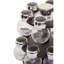 Freestanding Wood Spice Jar & Rack Set