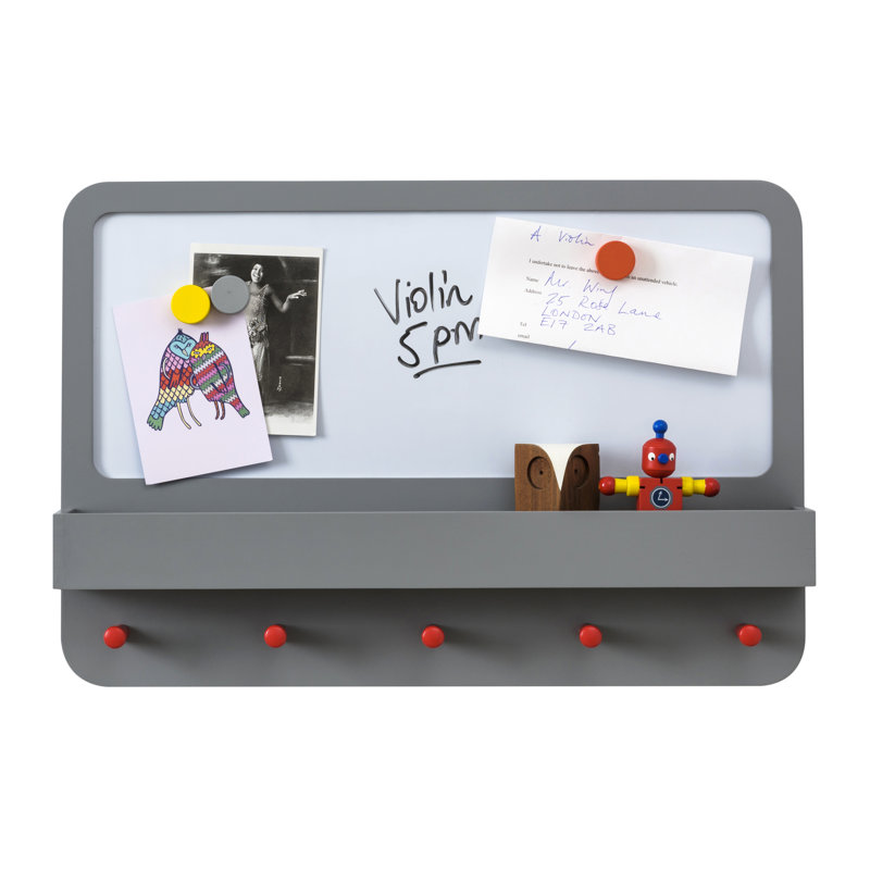 Magnetic Dry Erase Board, Dark Grey