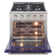 Pro-Style 30 in. 4.2 cu. ft. 4-Burner Freestanding Gas Range with Convection Oven