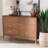 Baxton Studio Mandolin Mid-Century Ash Walnut Wood 6-Drawer Dresser