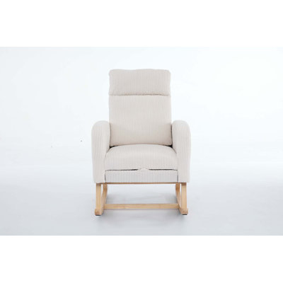 Rocking Chair with Solid Wood Legs