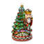 Nutcracker By Tree Glass Ornament