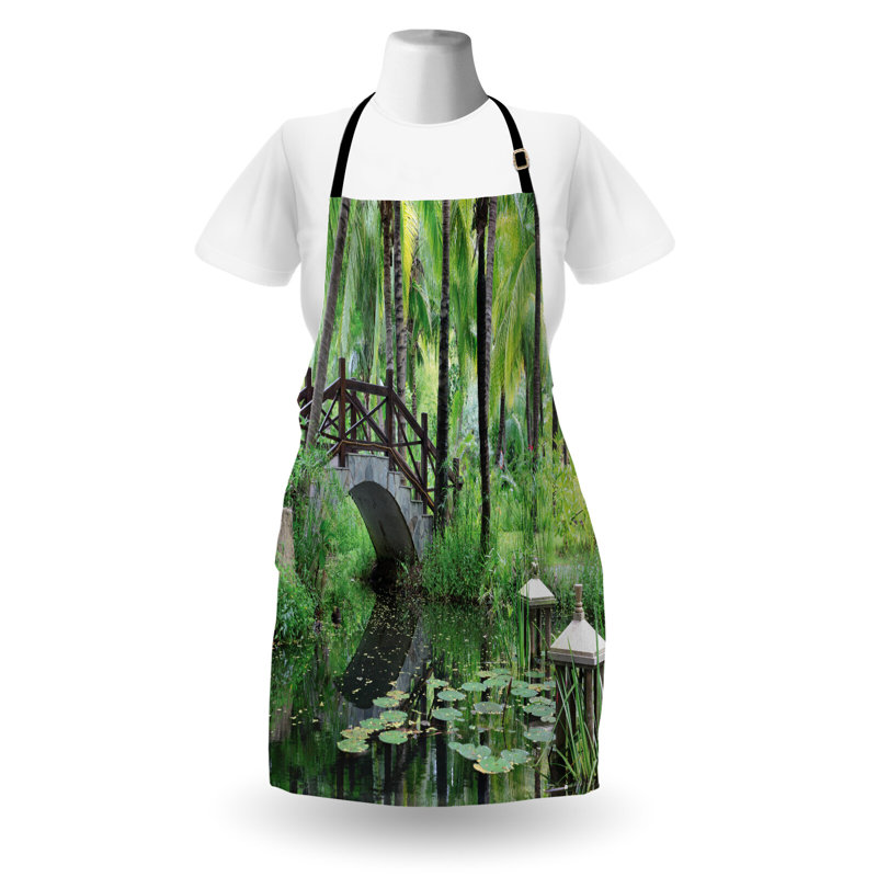 No Pattern Bib Apron