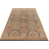 Burano Hand Knotted Wool Floral Area Rug