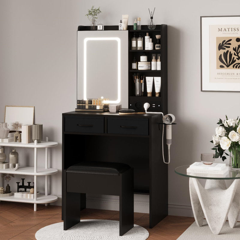 Dressing Table, Black