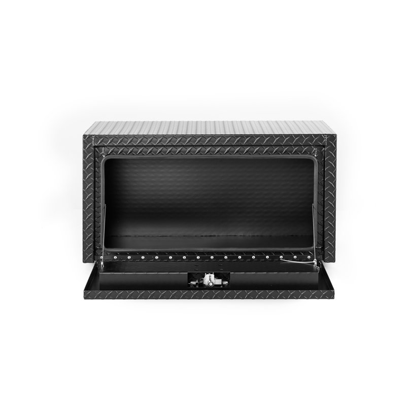 36 po, aluminium, coffre à outils pour camion, remorque imperméable, légère et robuste, loquet moulé sous pression, coffre de rangement efficace, cadre, loquet