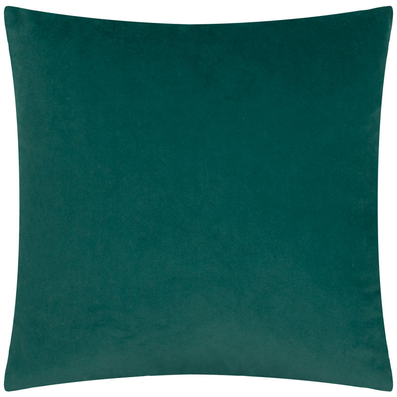 Savoy Stripe Striped Square Cushion, Pillow Cover Only - No Insert, Teal