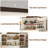 72" Kitchen Pantry With LED Light, Power Outlet And Shelves At Doors.-1377239657