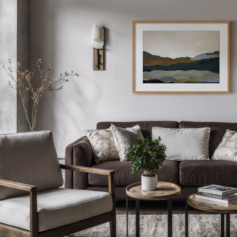 Print by ChiChi Decor, Tan, 45" H x 60" W