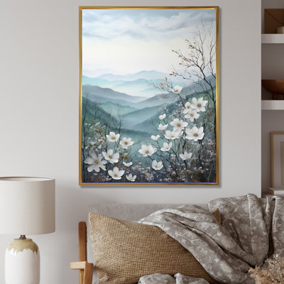 Fleurs de cornouiller japonais II - reproduction sur toile