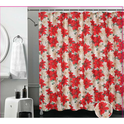 Rideau de douche poinsettia Provencher