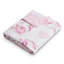 Jeté matelassé rose Greenland Home Fashions Veronica's Hearts - 50 po x 60 po, face 100% coton + dossier en microfibre, conception douce et réversible