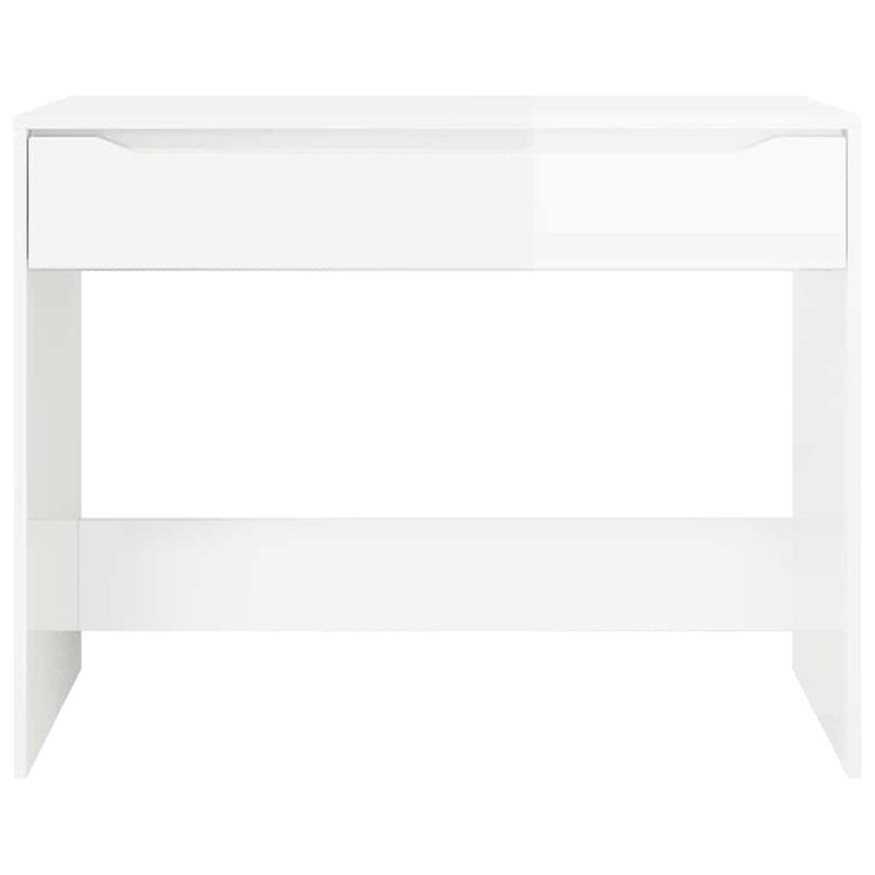 Writing Desk, High Gloss White