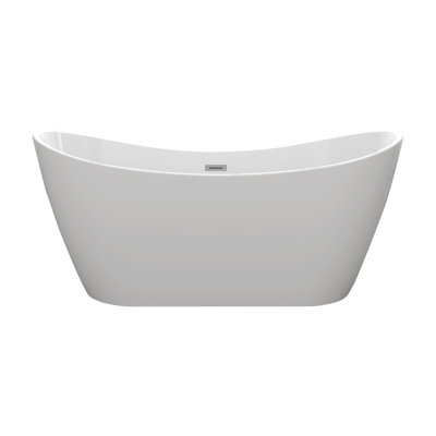 67'' x 31.25'' Freestanding Soaking Acrylic Bathtub