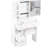 Small - Sized Vanity Table With 29.2" Left Drawer, Cushioned Stool, Touch Operated Tri Color Brightness Adjustable Led Mirror, Ideal For Little In Bedrooms Drawer Desktop And Controlled Switching,