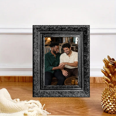 Cadre photo décoratif 1 pièce 5 "x 7" noir