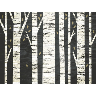 «Birch Forest Crop» par Michael Mullan, reproduction sur toile tendue