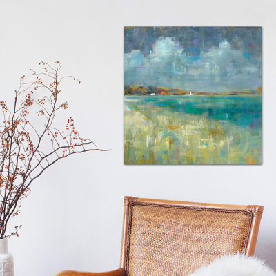Sky And Sea 1 Piece Wrapped Canvas Painting