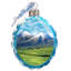 Keepsake 2'' Handmade Glass Holiday Shaped Ornament