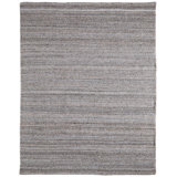 Limerick Hand Woven Recycled P.E.T Solid Color Area Rug in Blue