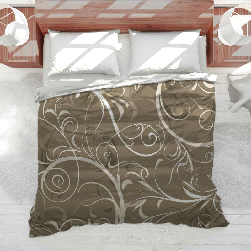 Fluide édredon floral Floral Bedding, Édredon simple TG