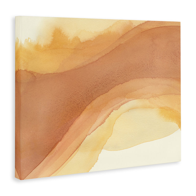 "Splashed Orange Motion", art mural par Grace Popp, H 24 po x l 30 po