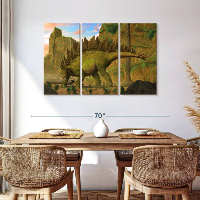 Brampt Stegosaurus, 36" H x 57" W