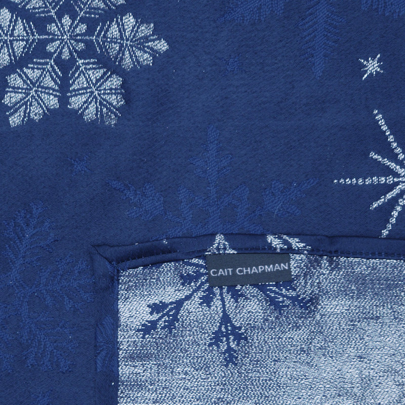 Nappe Efmorfia, Bleu, Ensemble de 4 serviettes de table 18 po x 18 po