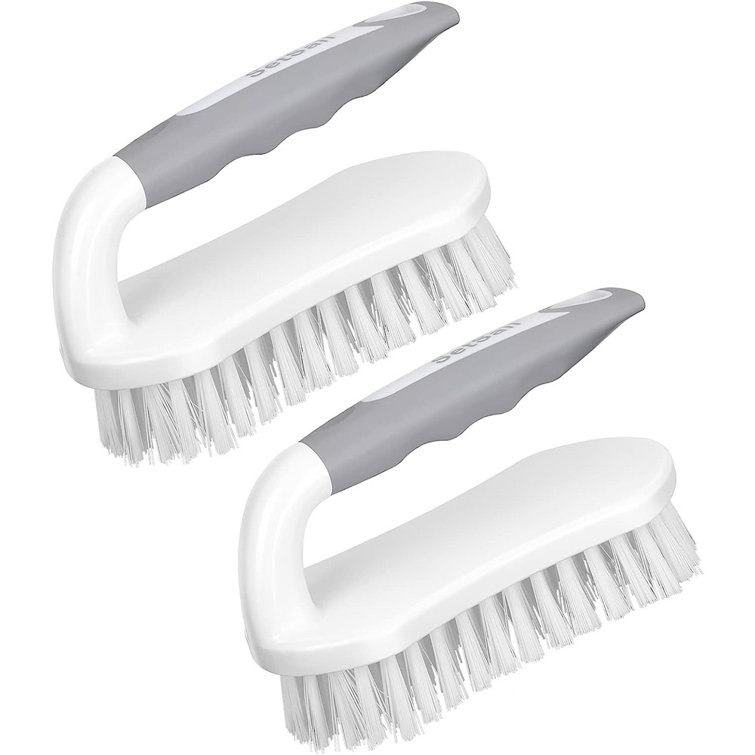  Stiff Bristle Brush - Scrub Brush for Deep Cleaning