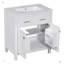 Meuble-lavabo 30 po avec lavabo en céramique-100166261