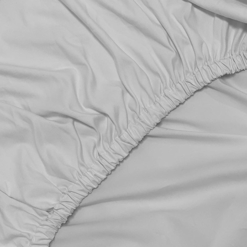 Lux Enzyme-Washed Double-Brushed 4pc. Sheet Set, Queen, Whisper Gray