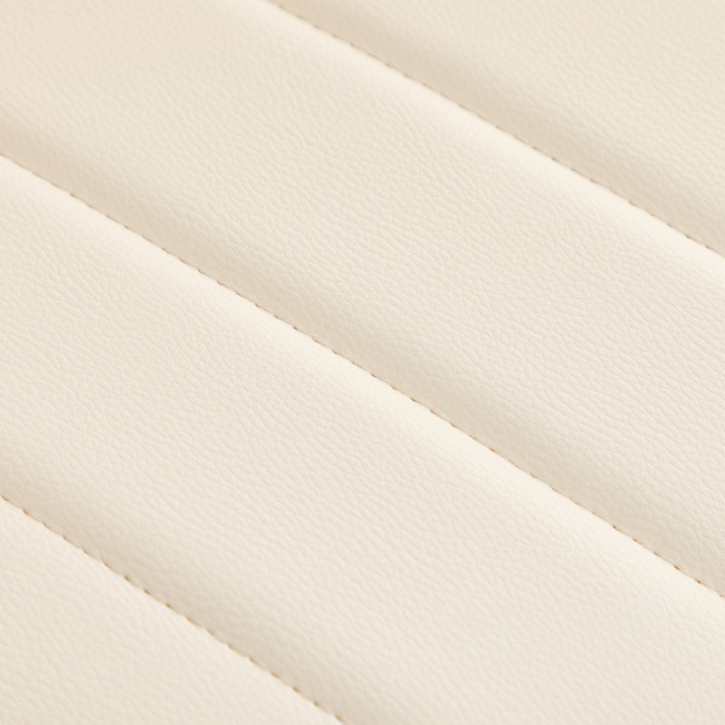 Tabourets de comptoir pivotants en similicuir, Tabouret de bar (siège d'une hauteur de 29,52 po), Beige