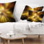 Explosion de teinte dorée - coussin imprimé abstrait-29366375-89823727