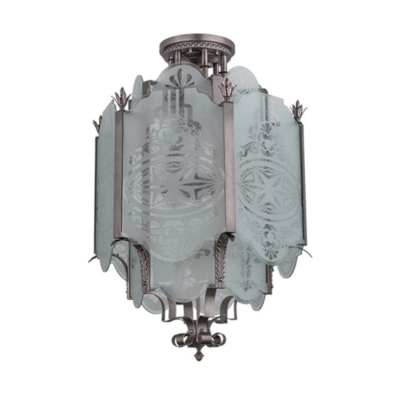 Chartres 12 - Light Semi Flush Mount
