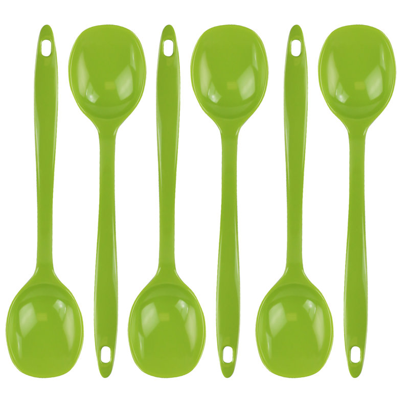 Ensemble de 6 cuillères à cuisson en mélamine Reston Lloyd, Lime