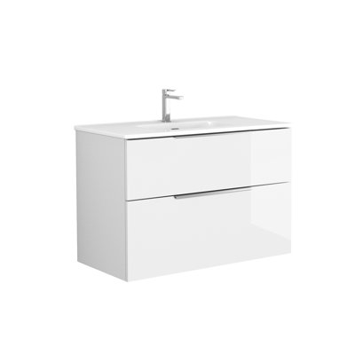 Ensemble de meuble-lavabo simple mural 32 po Dalia