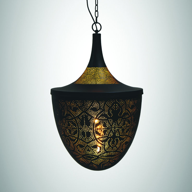 Arimentha 1 - Light Unique/Statement Pendant, Black