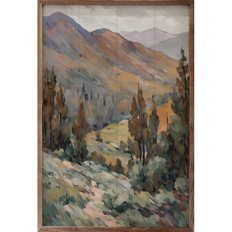 Blue Hour Mountains, H 36 po x l 24 po