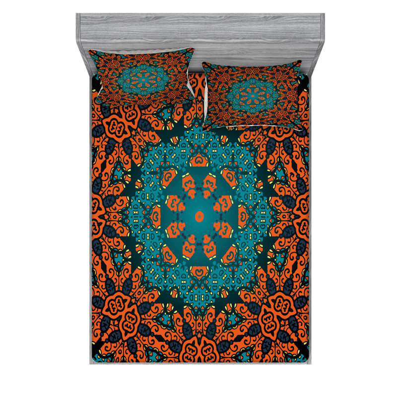 Microfiber Sheet Set, Queen Sheet Set with Fitted Sheet