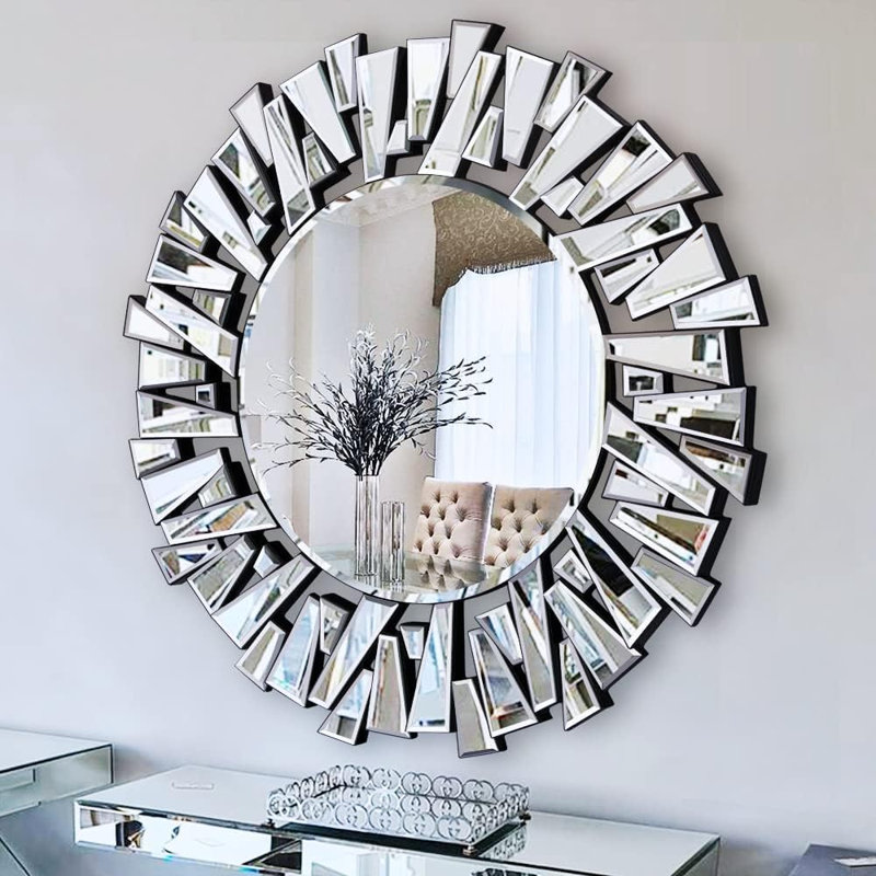 Chiriga Glass Sunburst Mirror