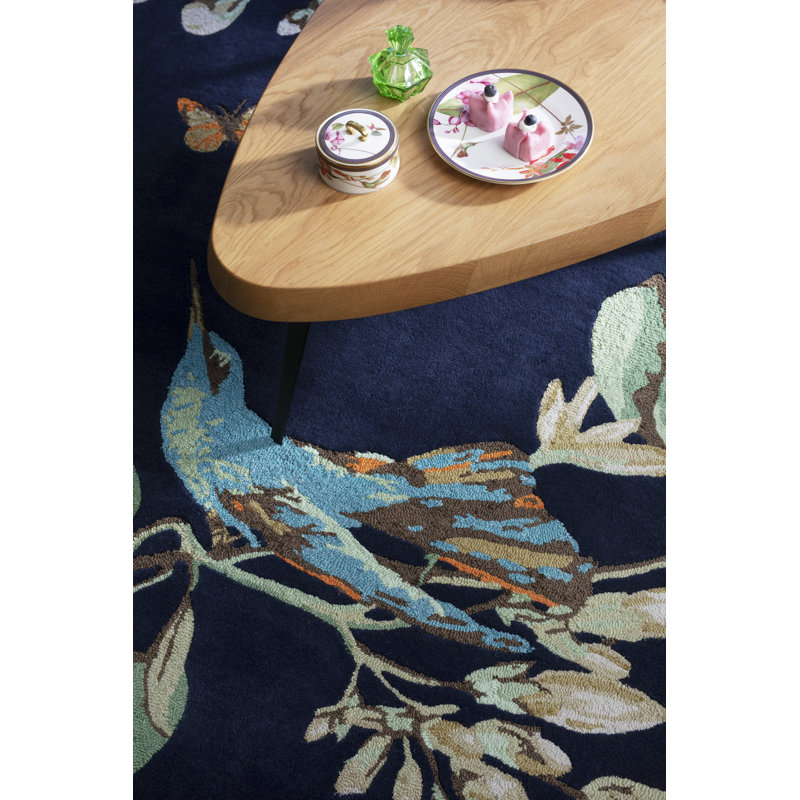 Floral Area Rug, Rectangle 5'7" x 7'10"