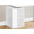 Modern Computer Desk With Reversible Bookcase-1162104070